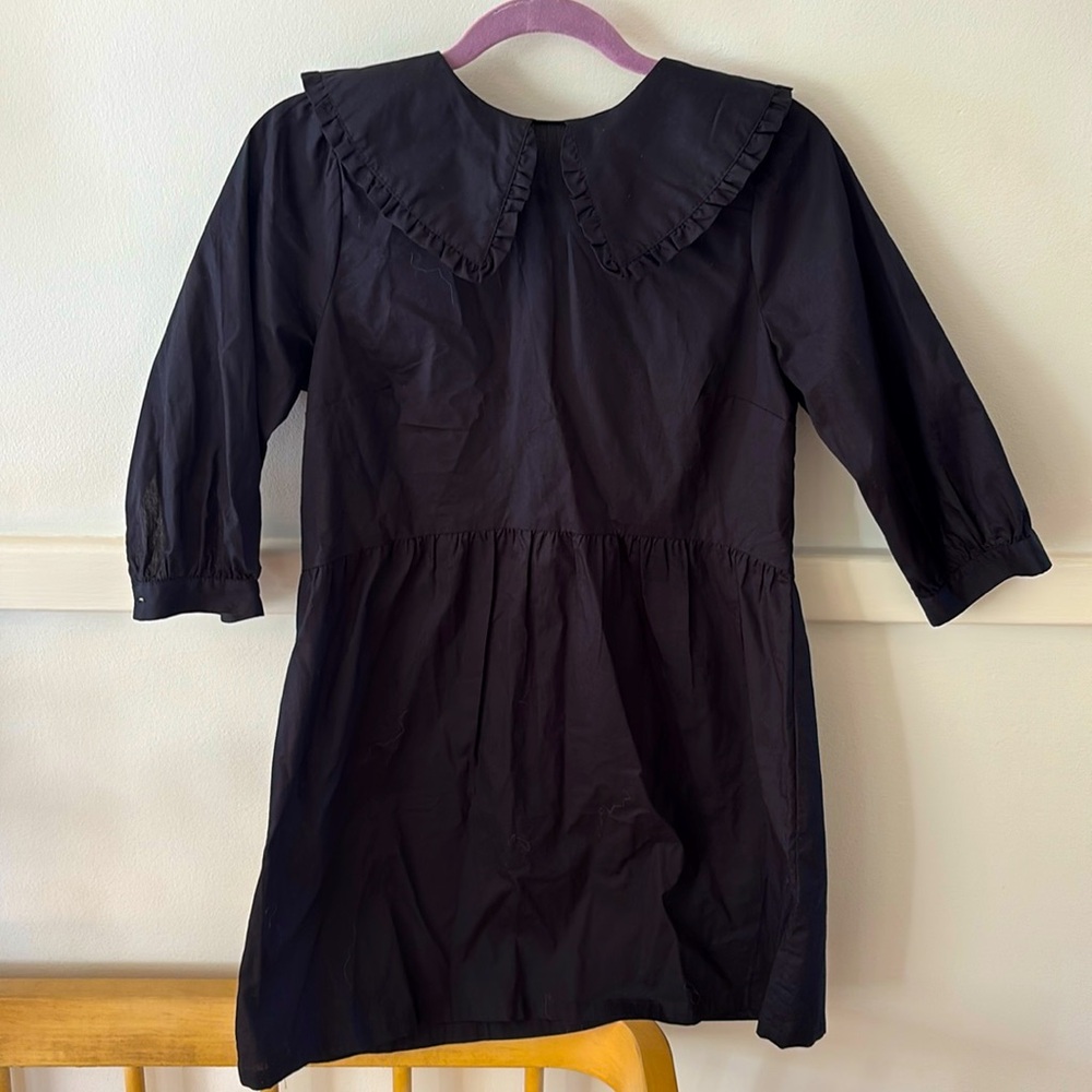 Black dress with collar size small